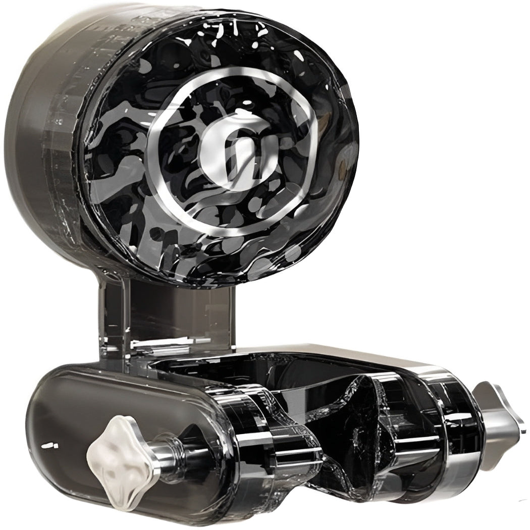 Movable Shower Head Holder with Suction Mount and Adjustable Angle