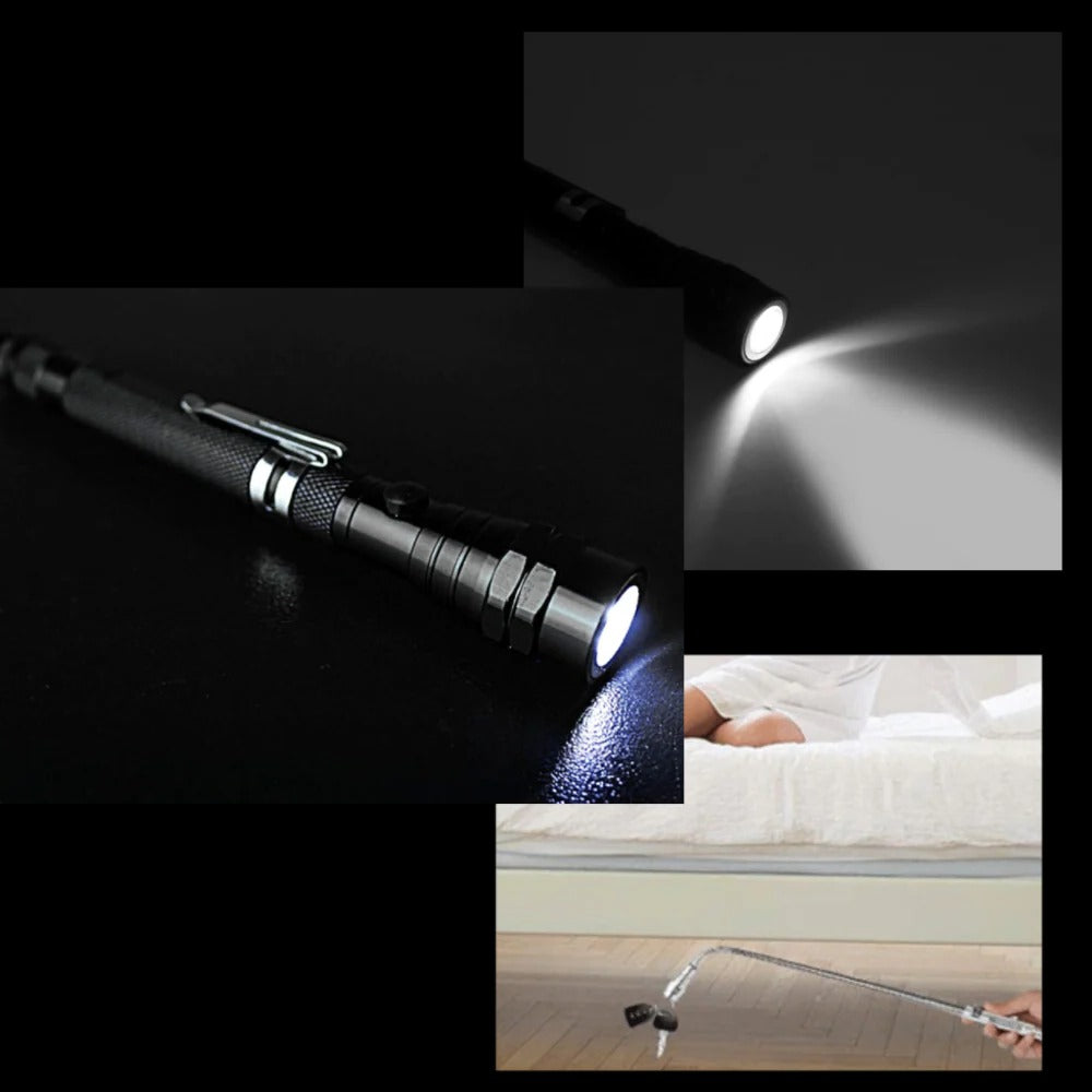 Telescopic Magnetic LED Flashlight