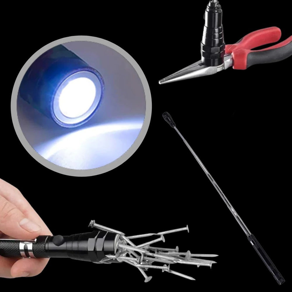 Telescopic Magnetic LED Flashlight