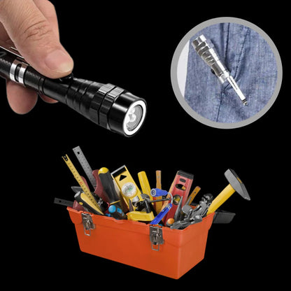 Telescopic Magnetic LED Flashlight