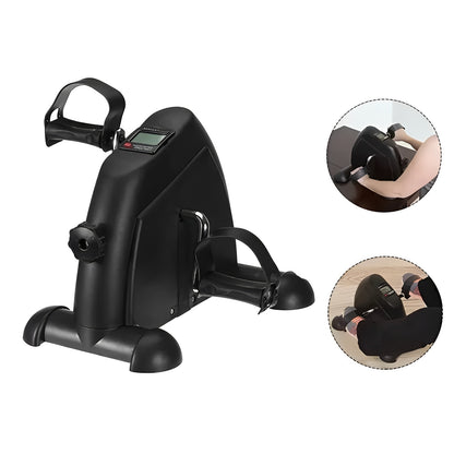 Portable Under Desk Exercise Cycle with Digital Monitor