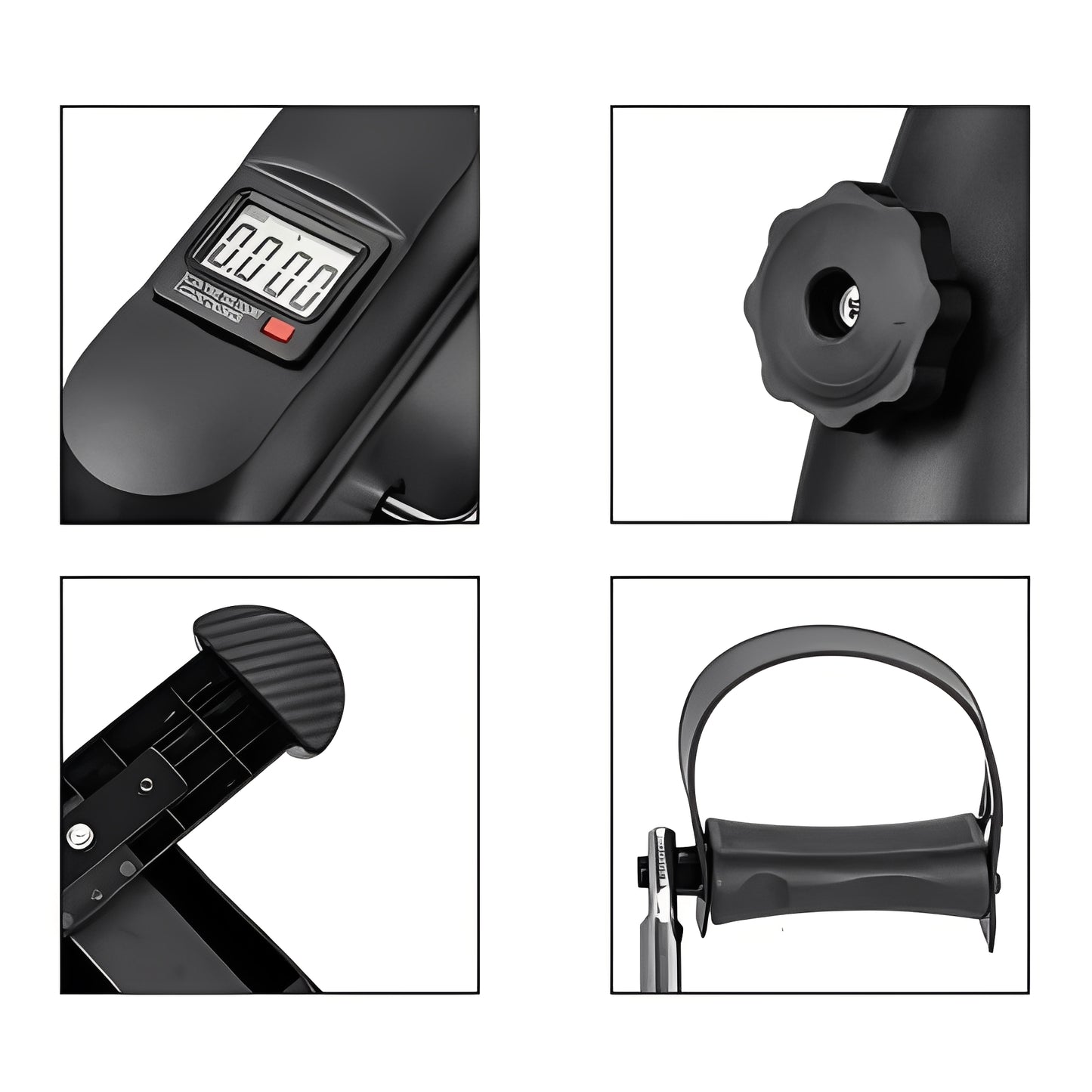 Portable Under Desk Exercise Cycle with Digital Monitor