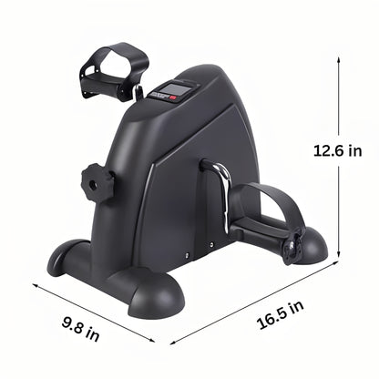 Portable Under Desk Exercise Cycle with Digital Monitor
