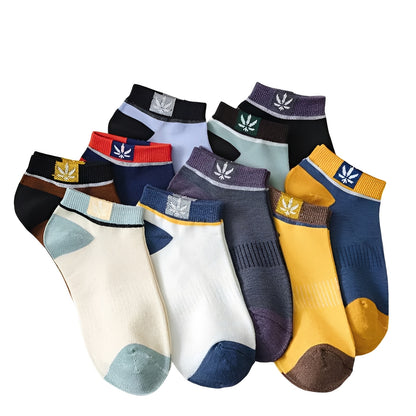 Men’s Ankle Socks, Assorted Colors, 20 Pair Set