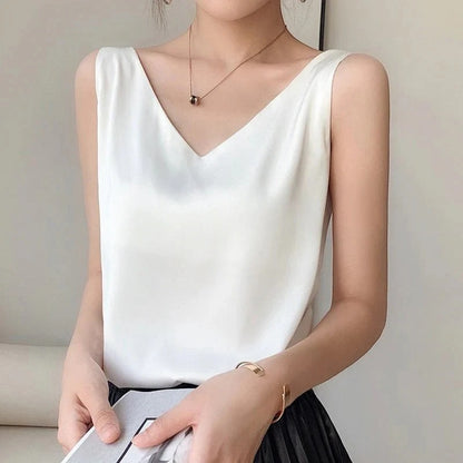 Women’s Plain Sleeveless Tank Top for Layering