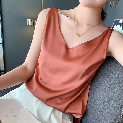 Women’s Plain Sleeveless Tank Top for Layering