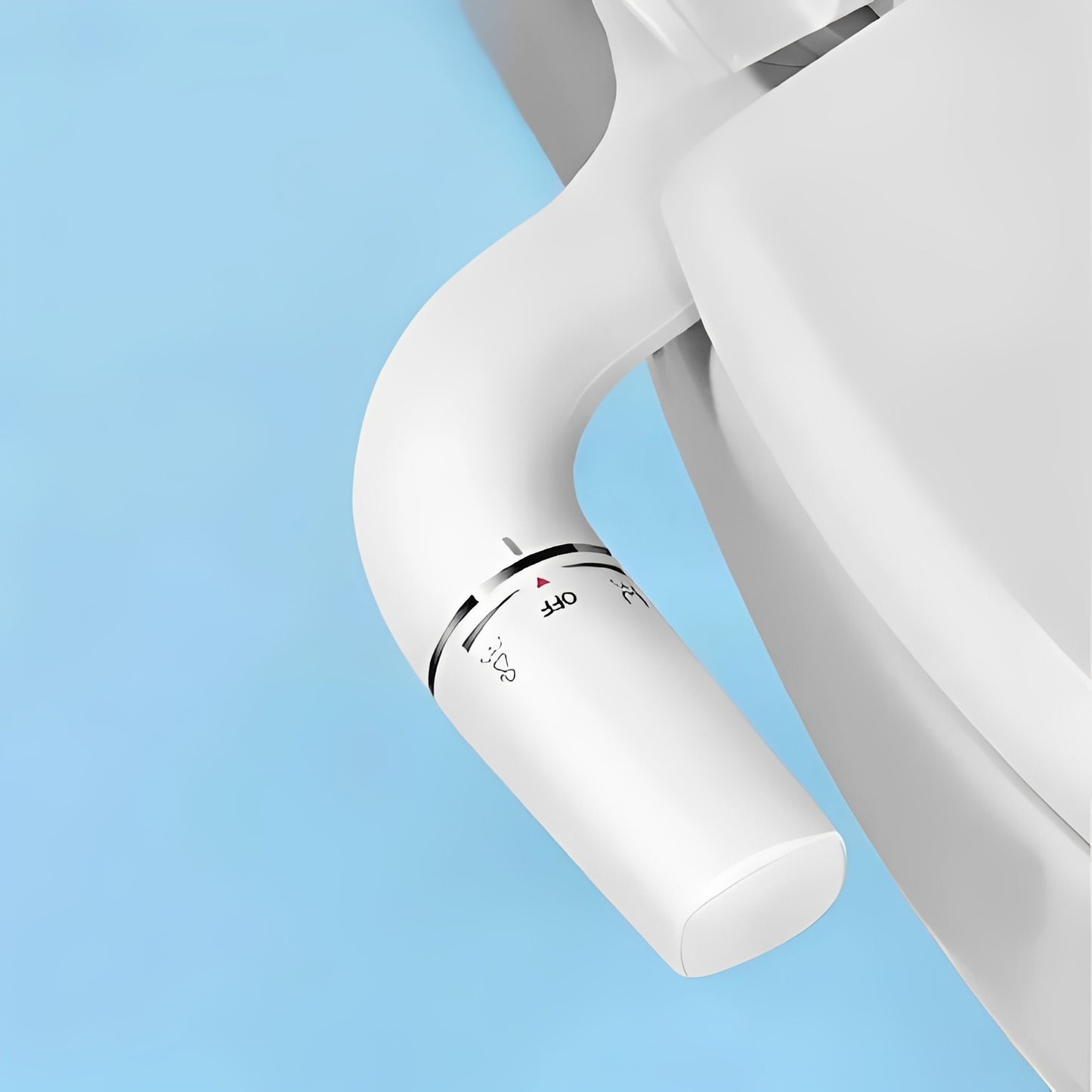 Bidet Attachment with Dual Spray Nozzles for Toilets