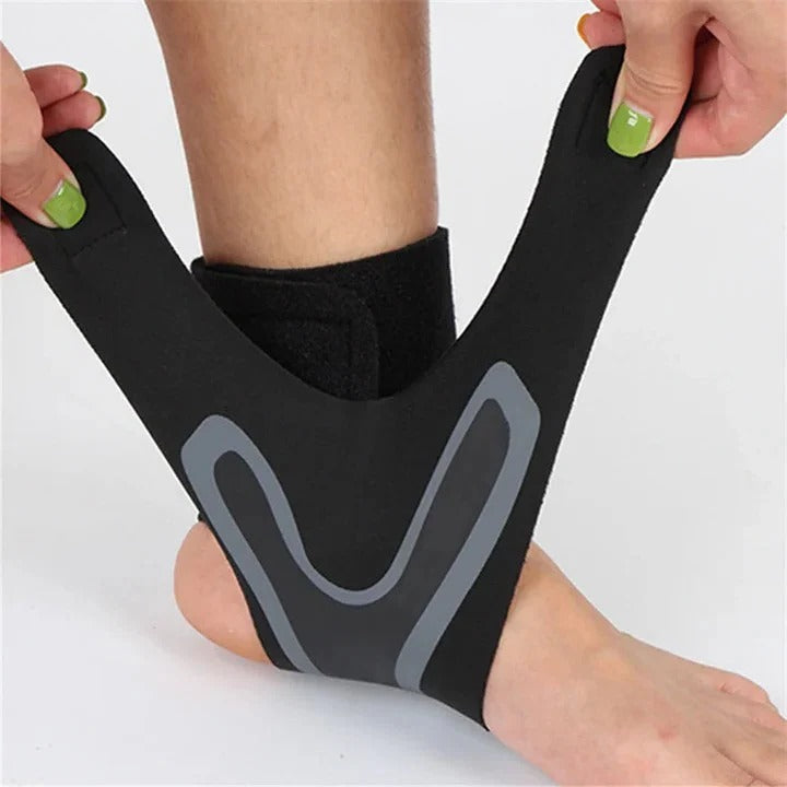 Adjustable Ankle Support Wrap with Criss Cross Compression