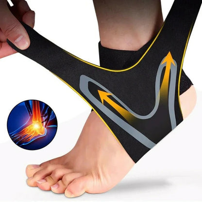 Adjustable Ankle Support Wrap with Criss Cross Compression