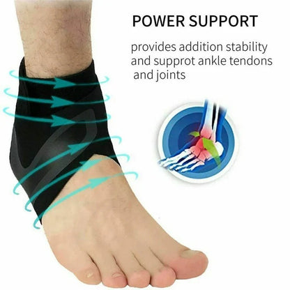 Adjustable Ankle Support Wrap with Criss Cross Compression