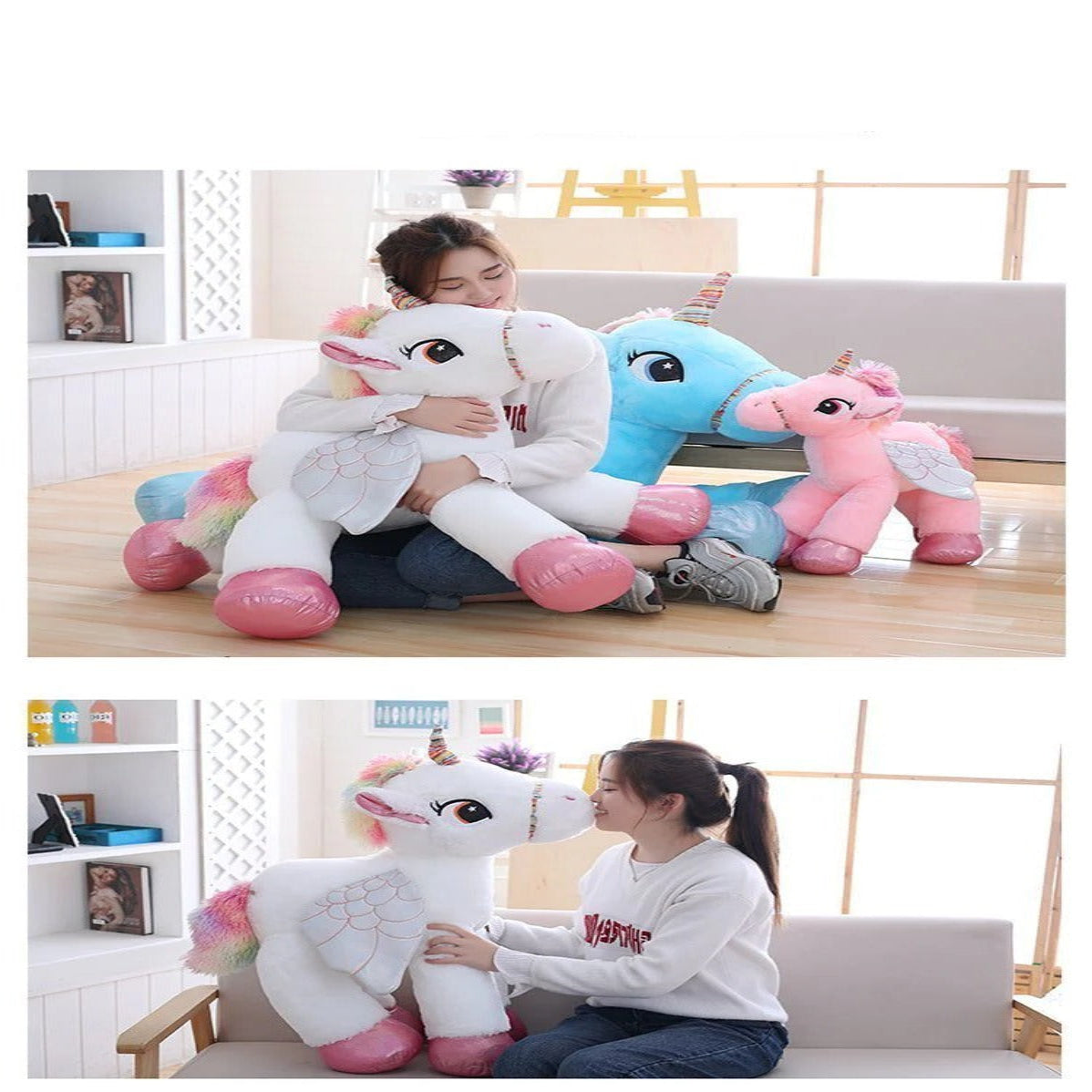 Mythical Fluffy Companion and Unicorn Soft Plush Toy