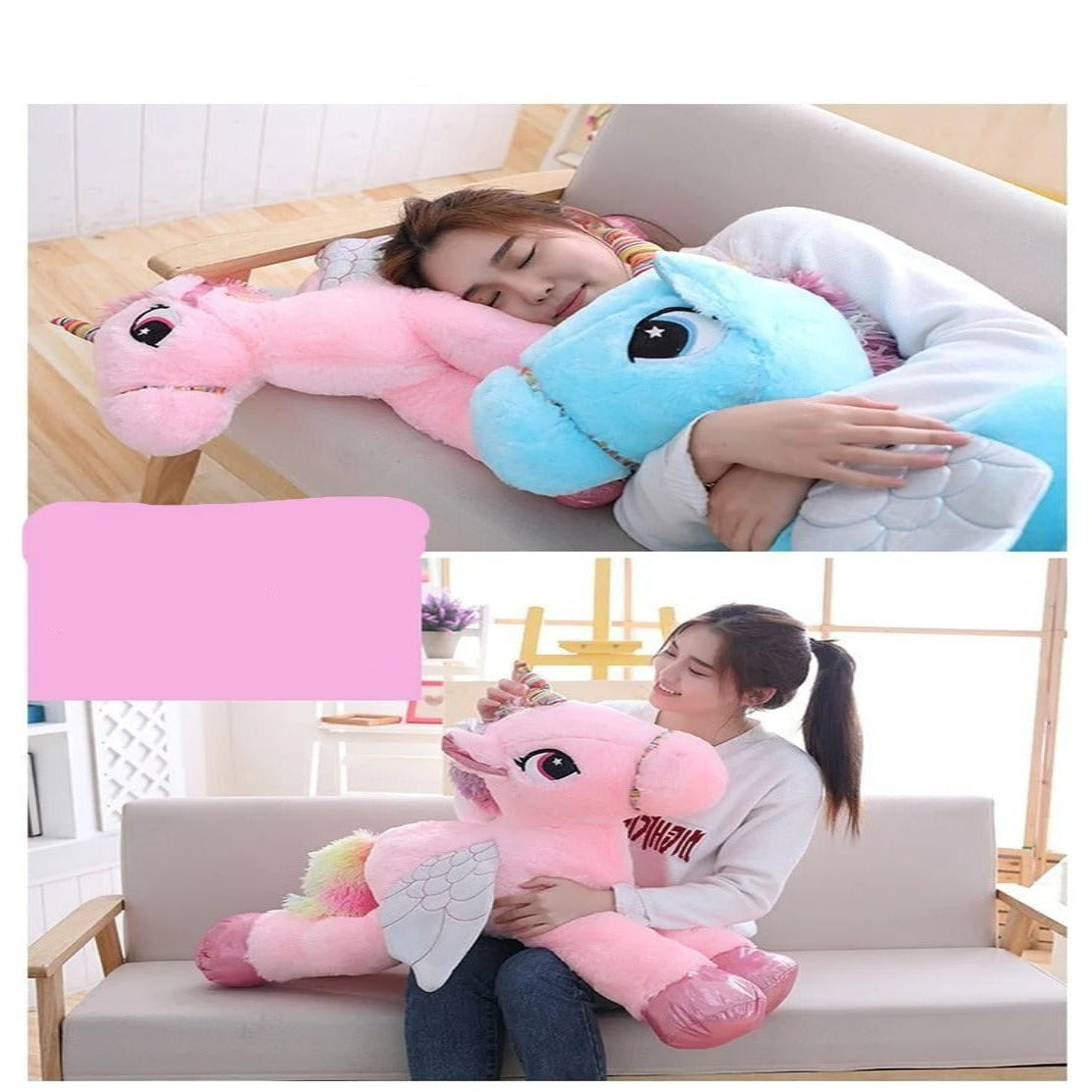 Mythical Fluffy Companion and Unicorn Soft Plush Toy