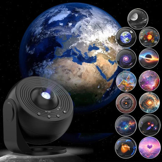 Galaxy Star Projector and HD Rotating Planetarium