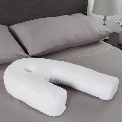 Side Sleeper Pillow with Ear Hole and Contoured Design