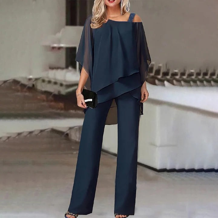 Cold Shoulder Suit and Elegant Women’s Set