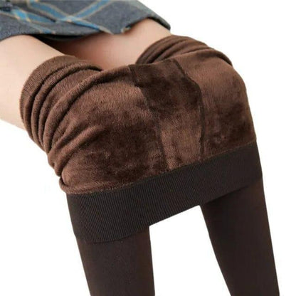 Women’s Fleece Lined Thermal Leggings with High Waist Support
