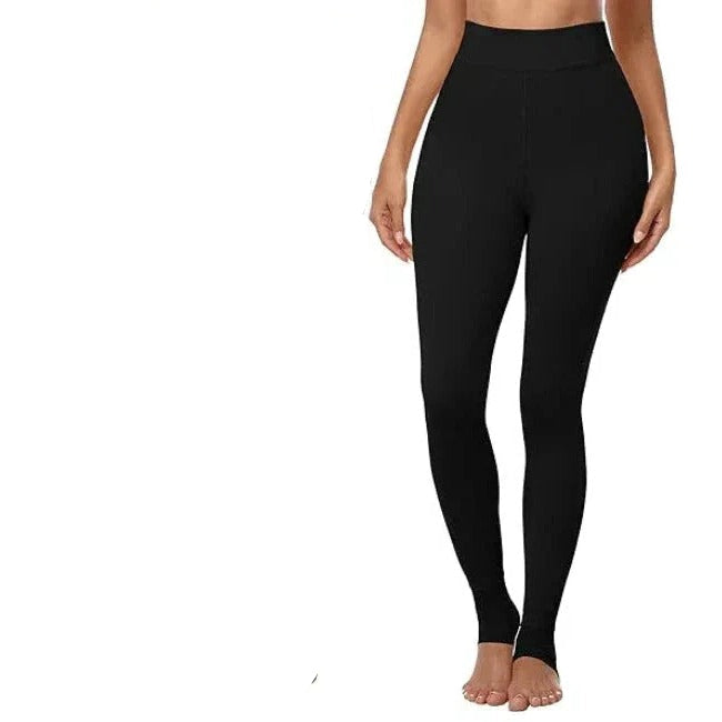 Women’s Fleece Lined Thermal Leggings with High Waist Support