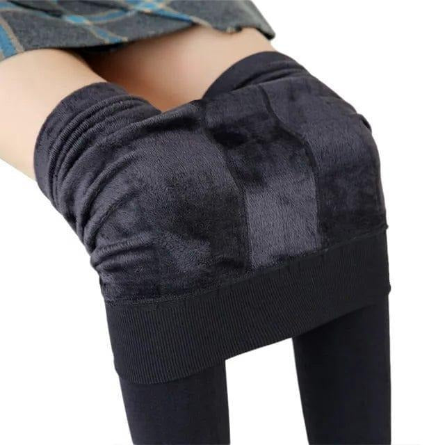 Women’s Fleece Lined Thermal Leggings with High Waist Support