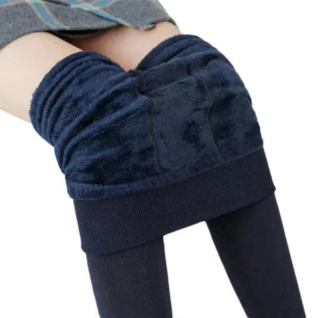 Women’s Fleece Lined Thermal Leggings with High Waist Support