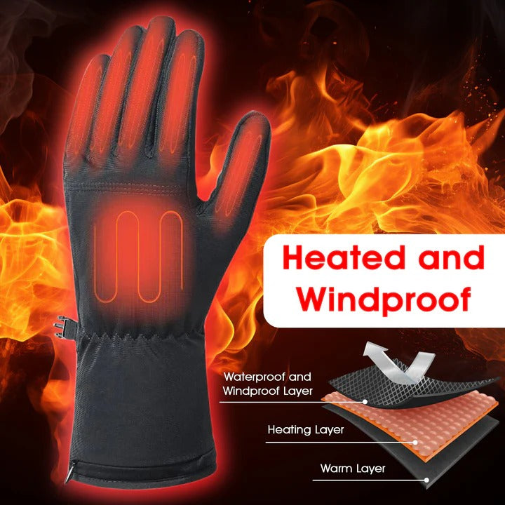 Heated Glove Liners with Battery Powered Warmth