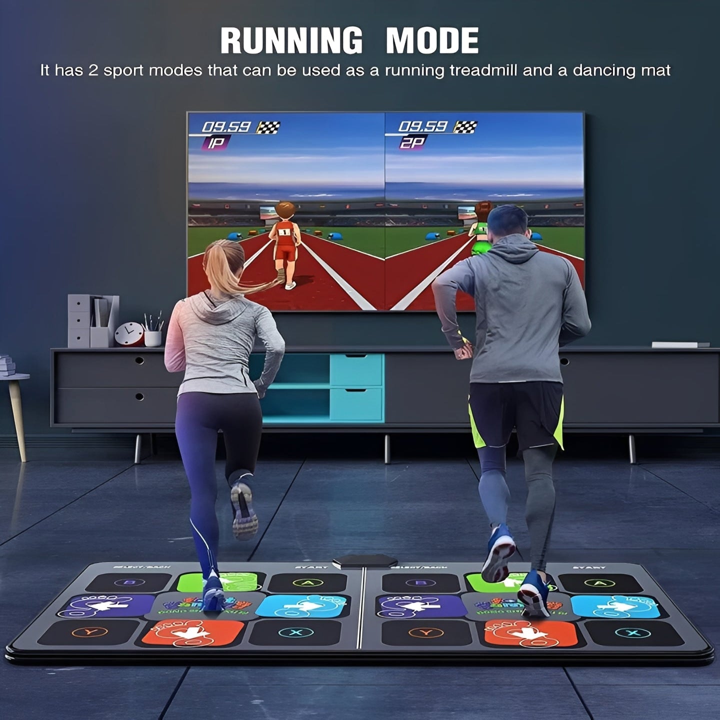 Interactive Dance Mat with Musical Step Pads for Kids