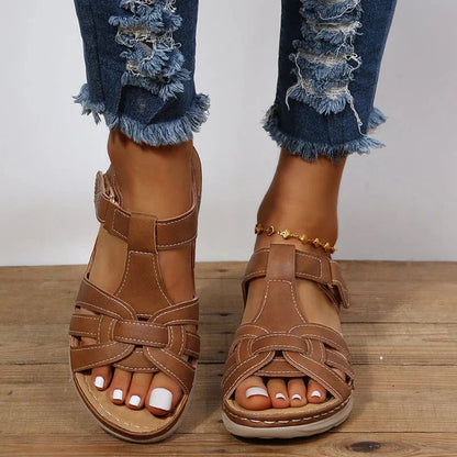 Women's Velcro Strap Orthopedic Sandals with Adjustable Fit