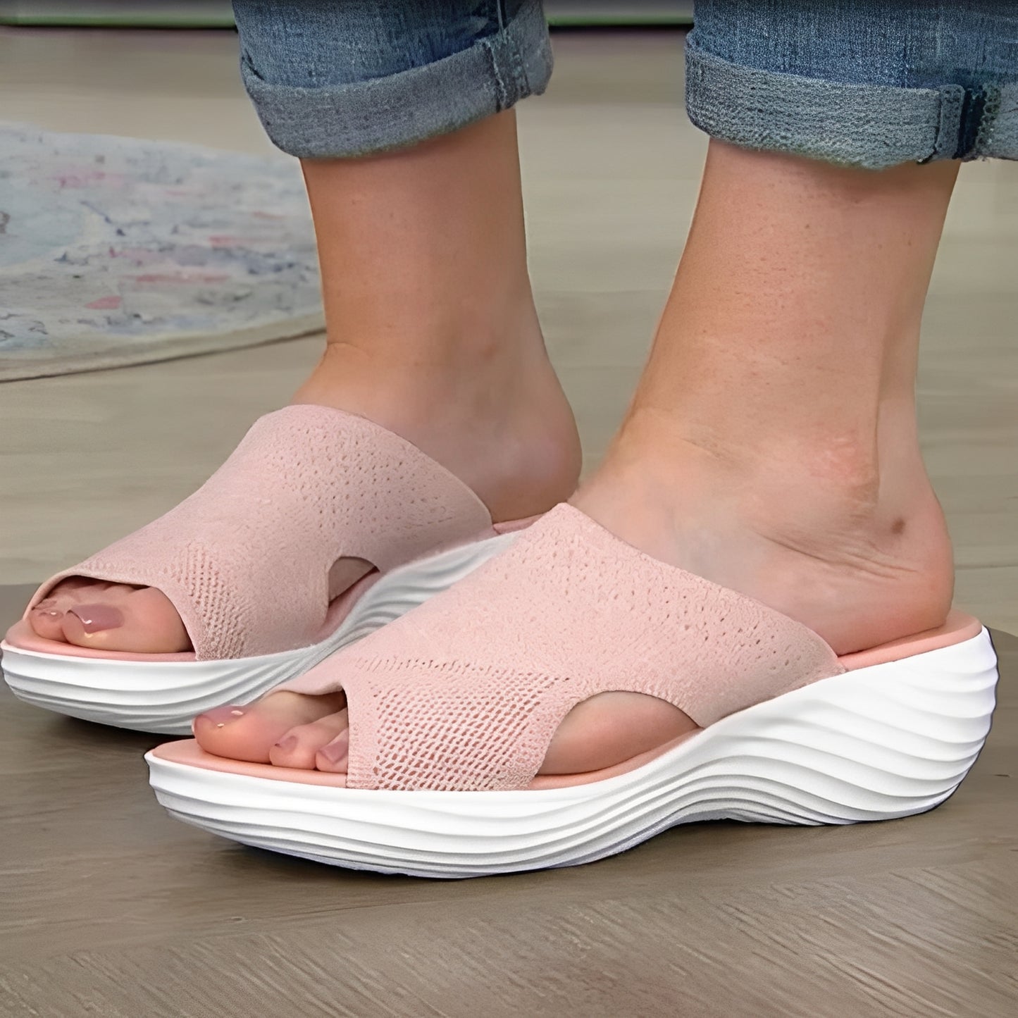 Women's Orthopedic Support Sandals with Contoured Footbed