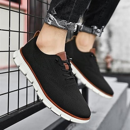 Breathable Urban Walking Shoes with Cushioned Sole