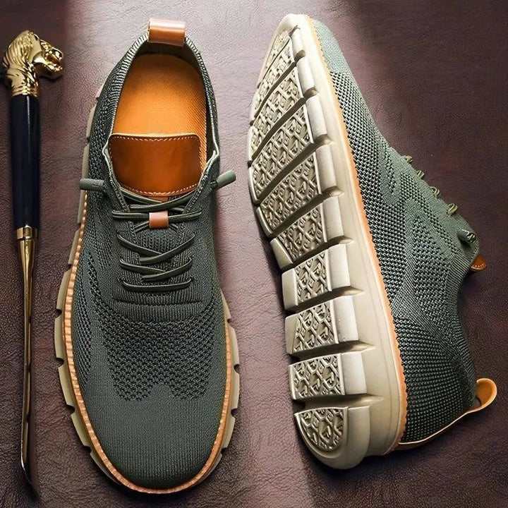 Breathable Urban Walking Shoes with Cushioned Sole
