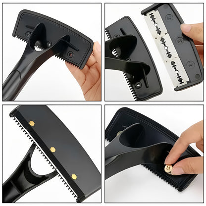 Men's Back Shaver with Extended Long Handle for Easy Reach