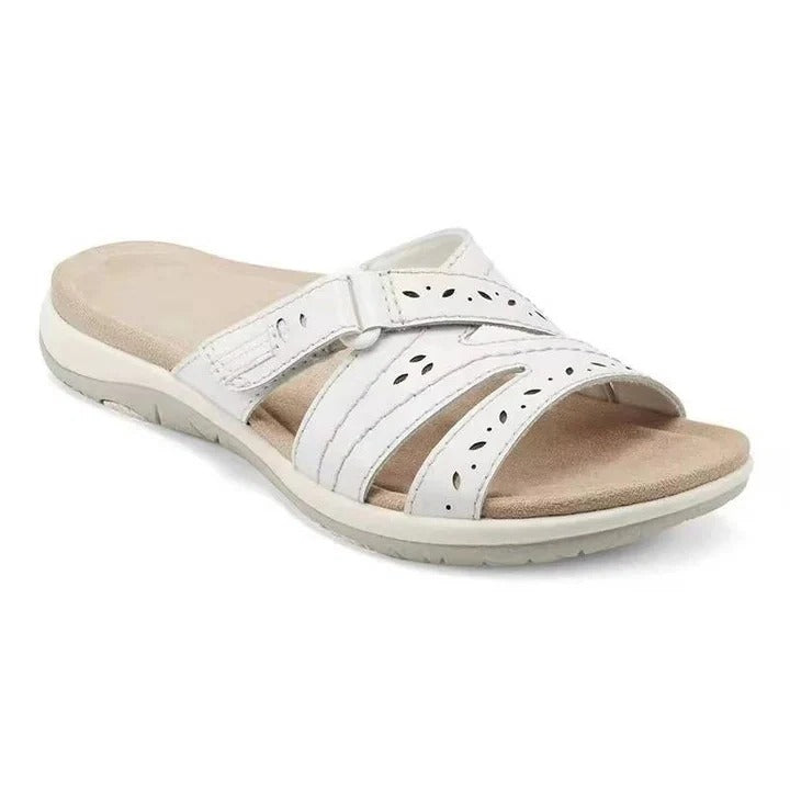 Women's Slip-On Sandals with Cushioned Footbed and Arch Support