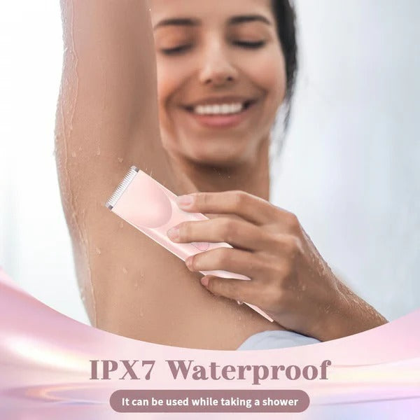 Women's Rechargeable Body Shaver with Bikini Line Trimmer Attachment