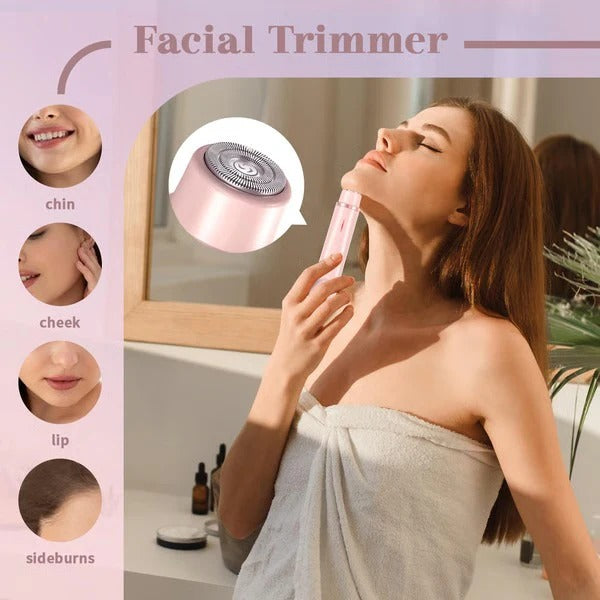 Women's Rechargeable Body Shaver with Bikini Line Trimmer Attachment