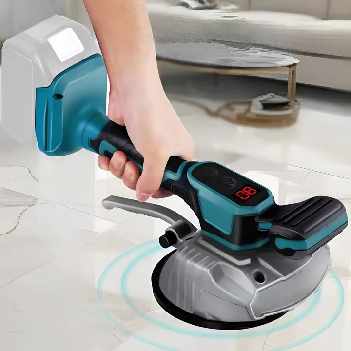 Handheld Tile Laying Vibrator with Suction Base for Floor and Wall Installation