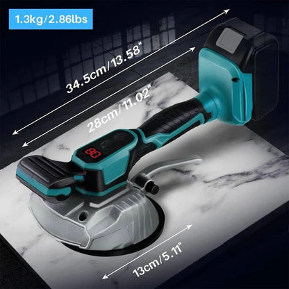 Handheld Tile Laying Vibrator with Suction Base for Floor and Wall Installation