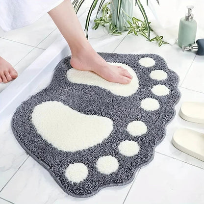 Soft Microfiber Bath Mat with Non Slip Base for Bathroom Use