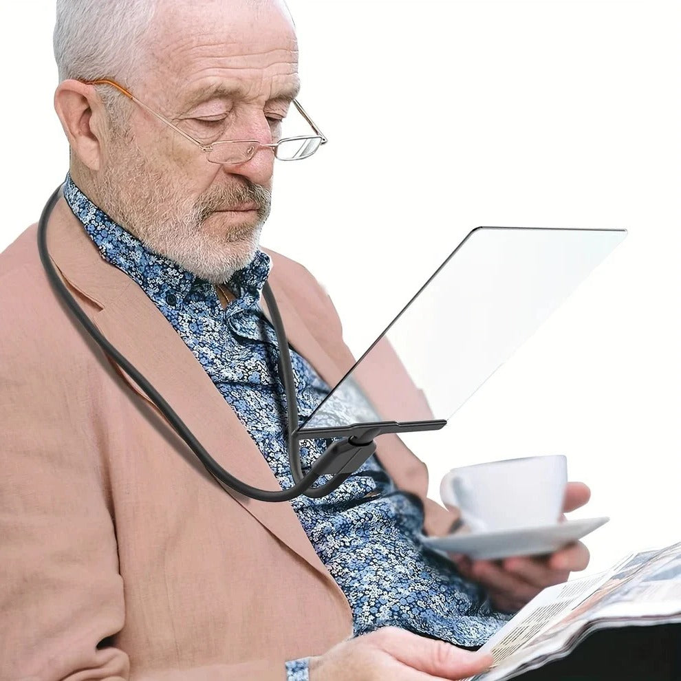 Adjustable Neck Magnifier for Reading Books and Crafting
