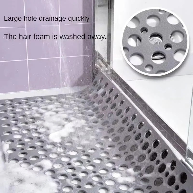 Anti-Mold Shower Mat with Non-Slip Extra-Porous TPE Design