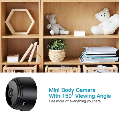 WiFi Mini Camera with Magnetic Mount and HD Recording