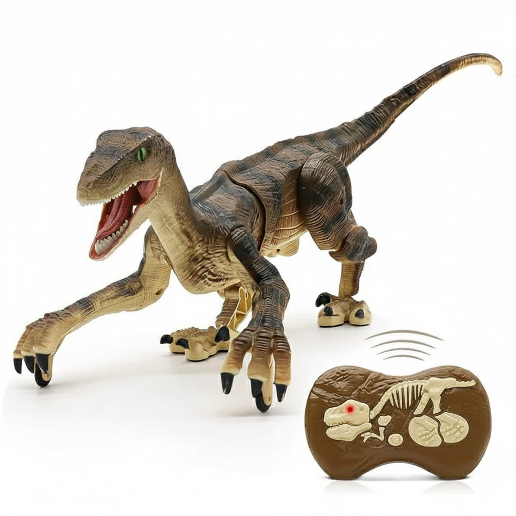 RC Dinosaur Toy with Walking Motion and Roaring Sound Effects