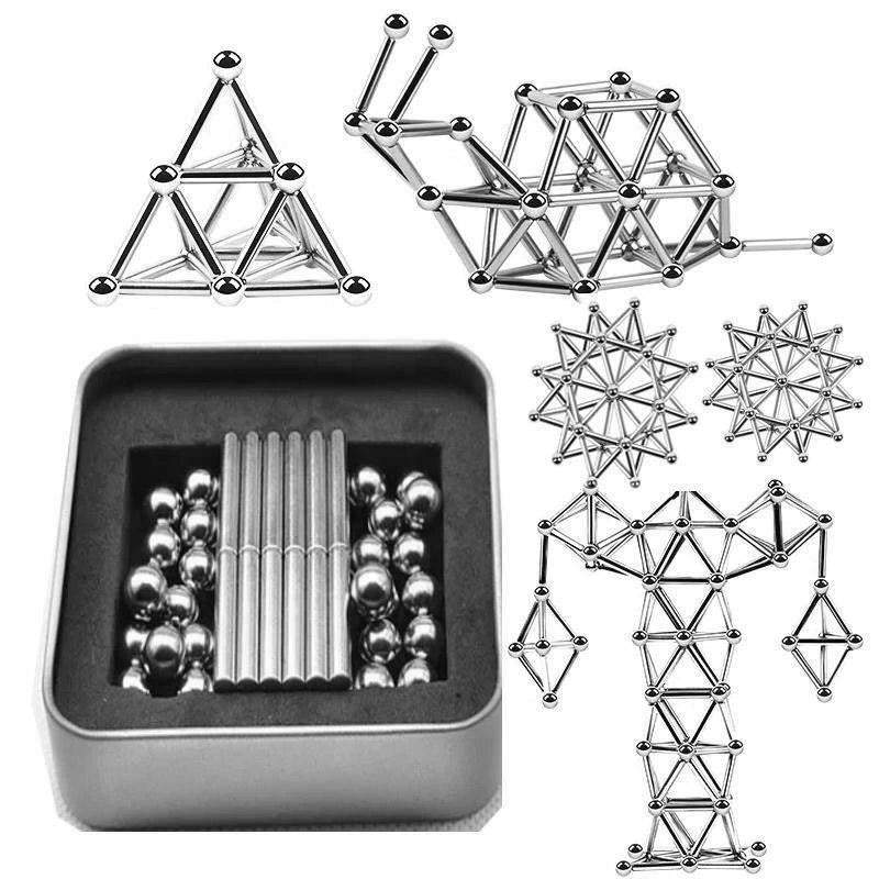 Magnetic Creative Set and DIY Magnetic Sphere Rod Kit