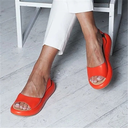 Women’s Casual Open Toe Sandals with Elastic Band