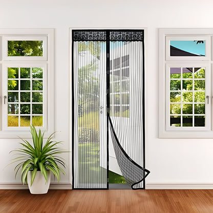 Mesh Door Screen with Magnetic Closure