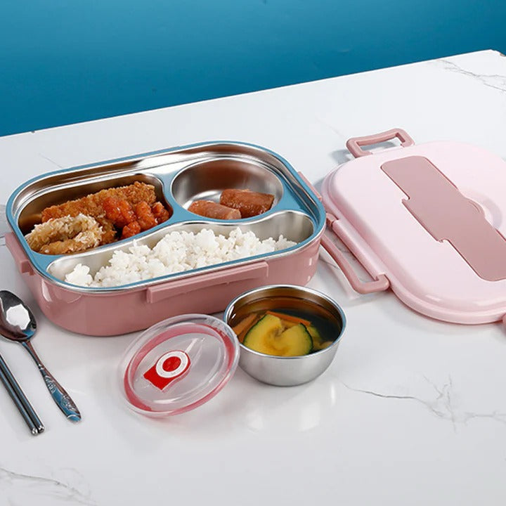 Insulated Thermal Lunch Box Stainless Steel