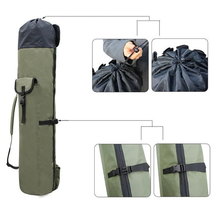 Shoulder Strap Portable Fishing Rod and Tackle Bag Organizer