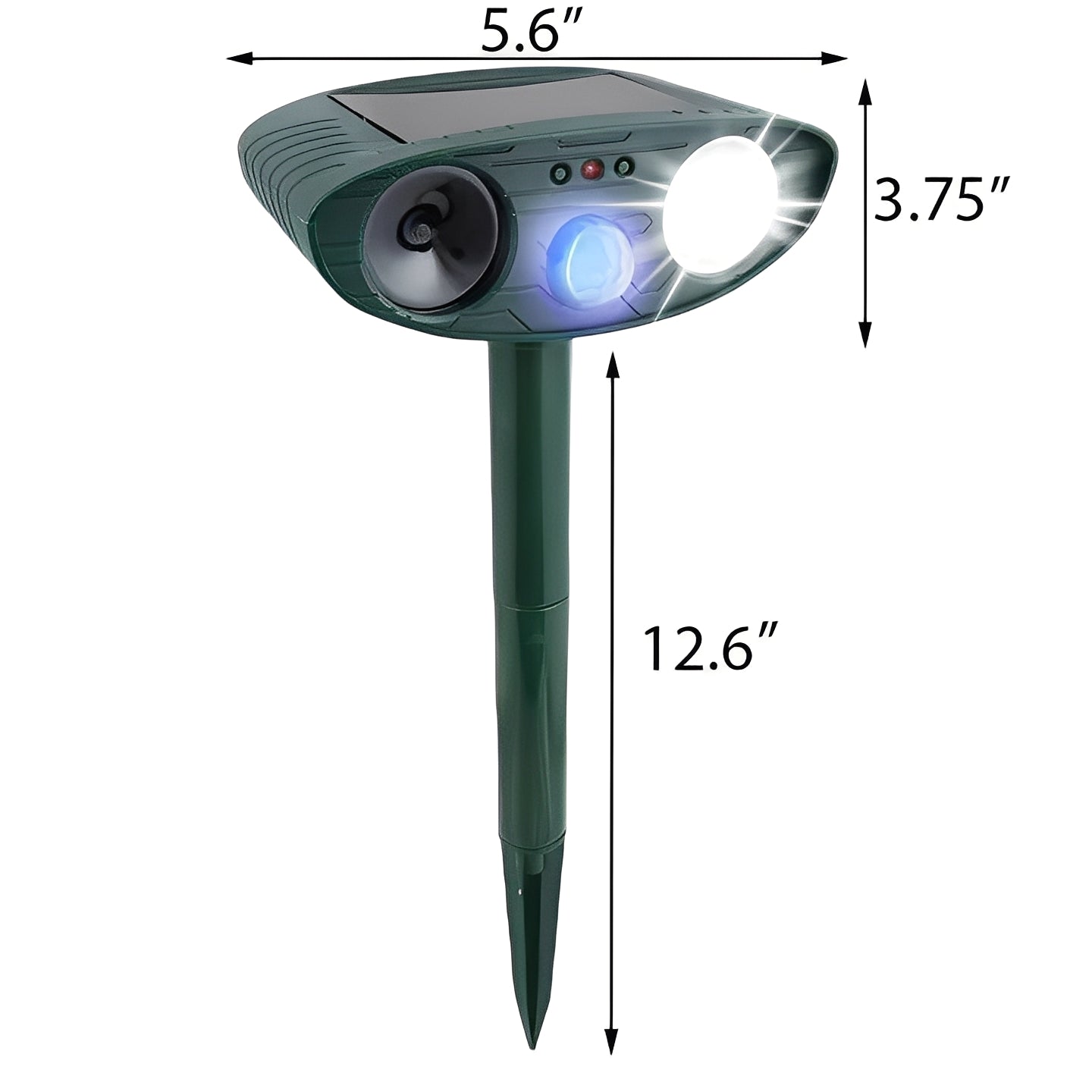 Solar-Powered Ultrasonic Pest Device, Set of 4