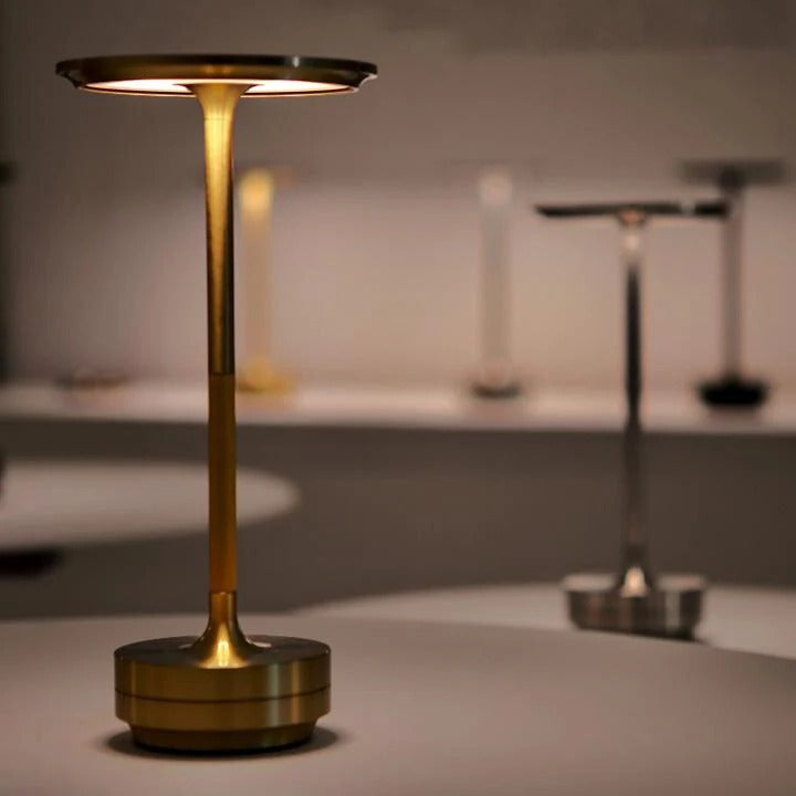 Dimmable Portable Cordless Table Lamp Rechargeable Battery