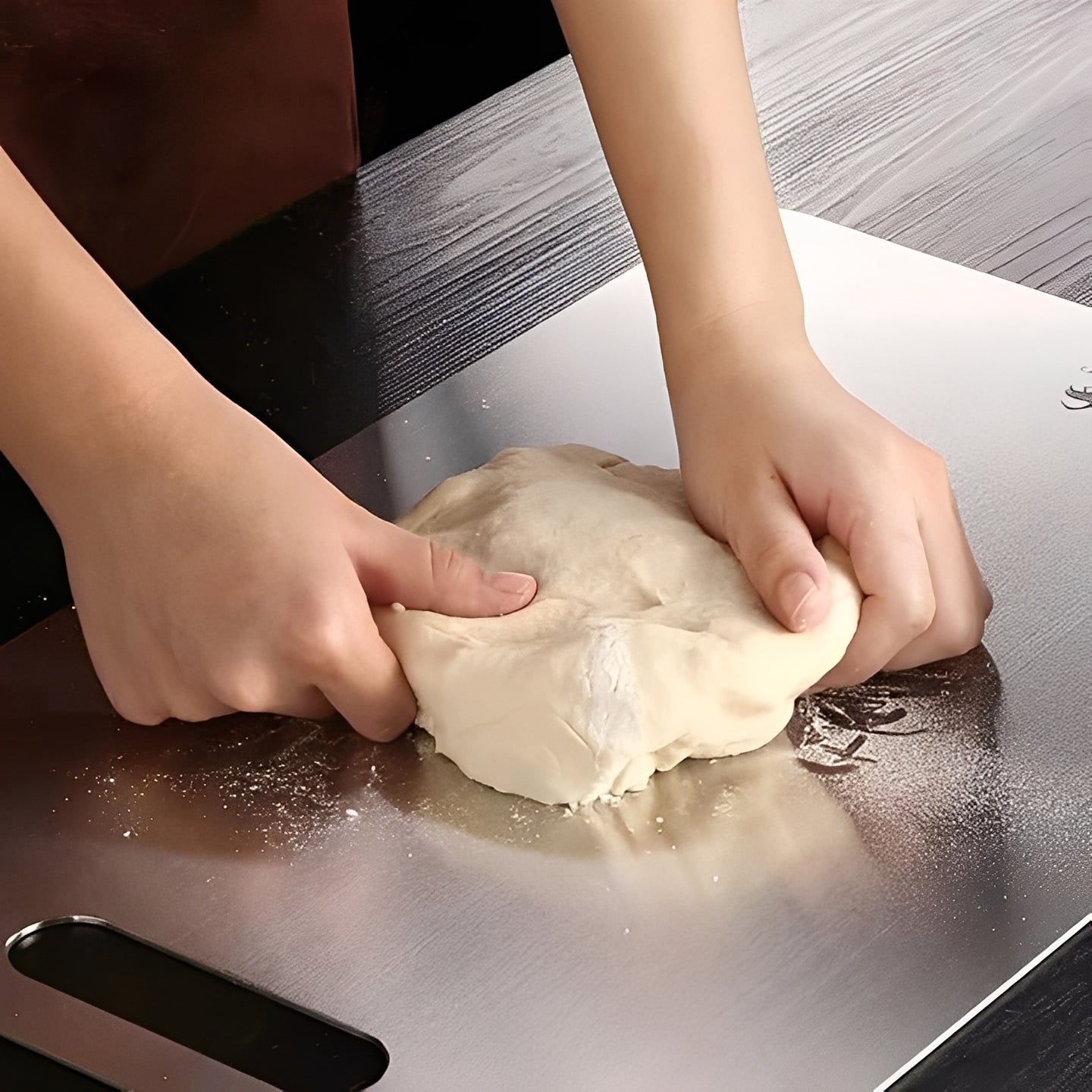 Titanium Cutting Board, Flat Metal Surface for Kitchen Use