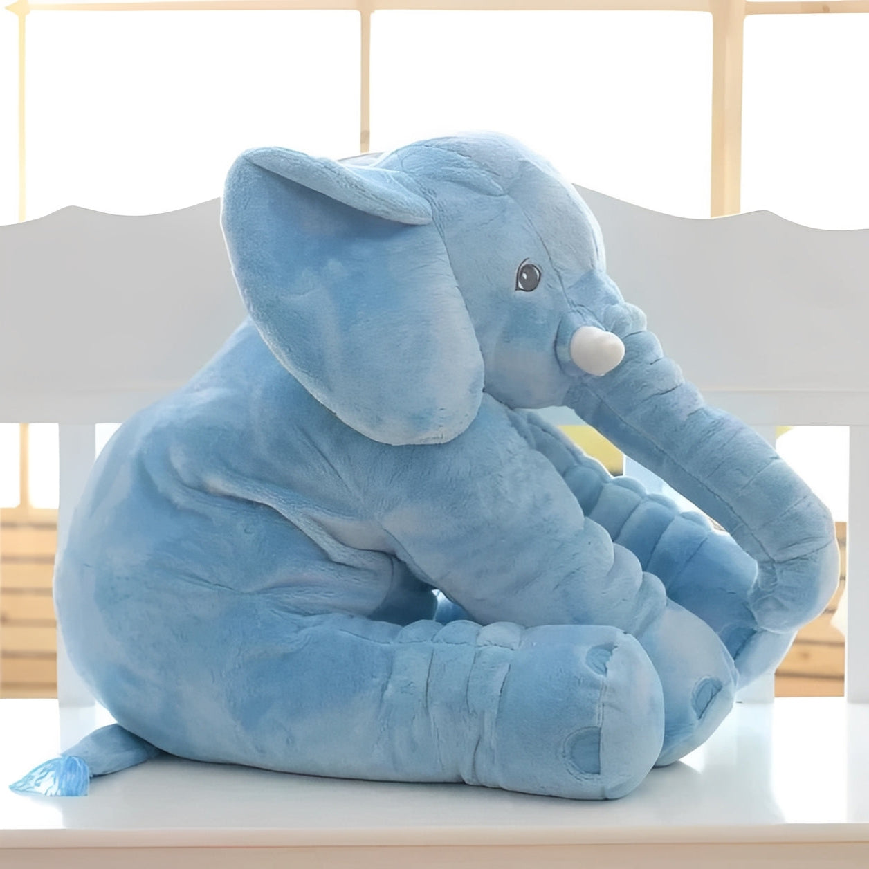 Elephant Plush Support Pillow for Play and Lounging