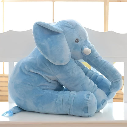 Elephant Plush Support Pillow for Play and Lounging